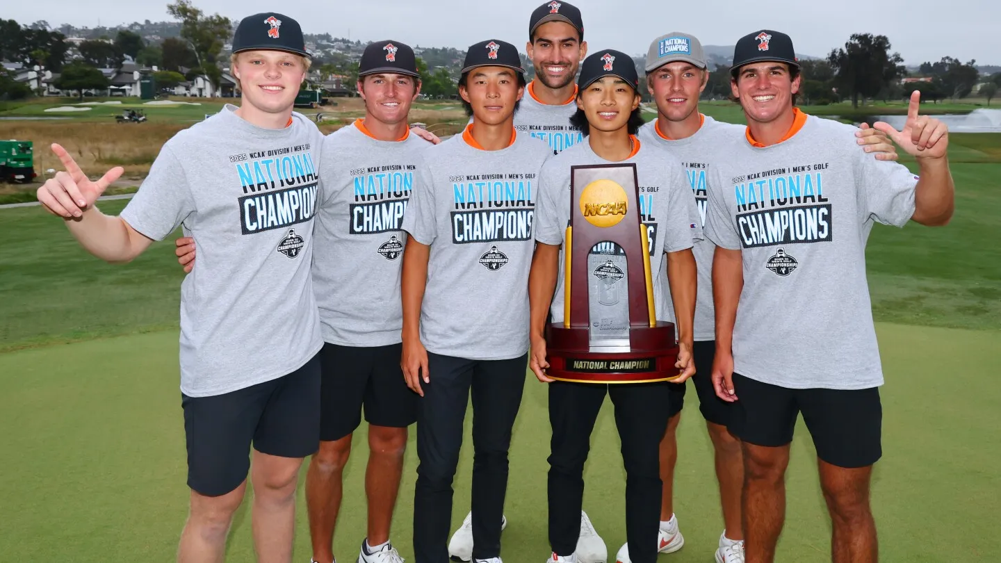 Oklahoma State Kalahkan Virginia, Raih Gelar Nasional Golf Putra ke-12