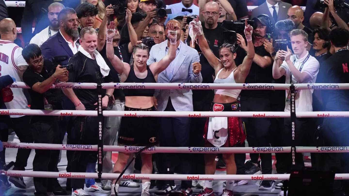 Katie Taylor Kalahkan Amanda Serrano untuk Ketiga Kalinya dan Tetap Jadi Juara Tak Terbantahkan Kelas 140 Pound